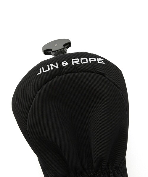 JUN&ROPE'（ジュンアンドロペ）の「ロゴテープフェアウェイ用ヘッドカバー/ユニセックス（ゴルフグッズ・レディース・ブラック・FREE）」の5枚目の写真
