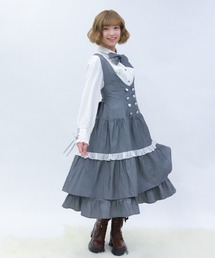 axes femme POETIQUE | ストライプジャンスカ(ワンピース)