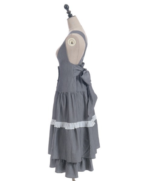 axes femme POETIQUE(アクシーズファムポエティック)の「ストライプジャンスカ(ワンピース・レディース・ネイビー/ブラック/グレー・MEDIUM)」の20枚目の写真