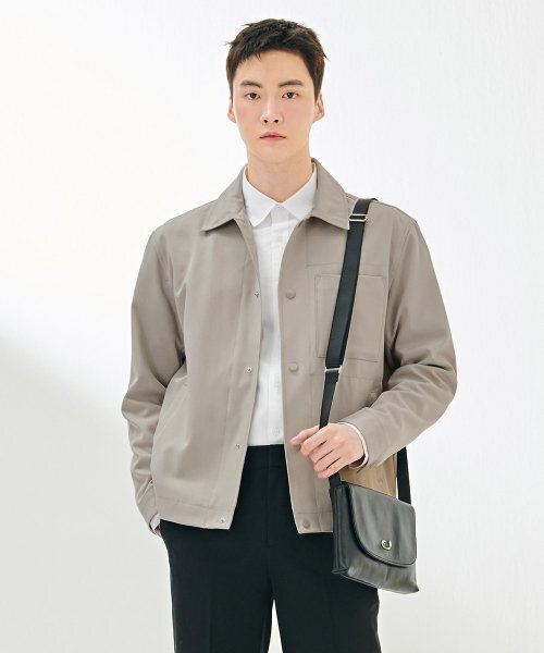 CHASECULT(チェイスカルト)の「男性モダントラッカージャケット-DARK4112B0X(デニムジャケット・メンズ・Beige・100/105/95)」の3枚目の写真