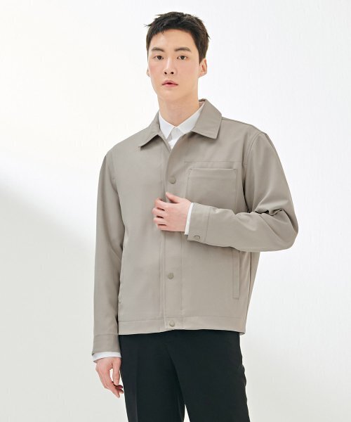 CHASECULT(チェイスカルト)の「男性モダントラッカージャケット-DARK4112B0X(デニムジャケット・メンズ・Beige・100/105/95)」の4枚目の写真