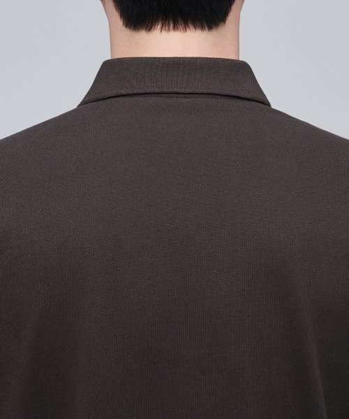 MUSINSA STANDARD（ムシンサスタンダード）の「ベーシックピケポロシャツ【ダークブラウン】（ポロシャツ・メンズ・その他・SMALL/X-LARGE/MEDIUM/LARGE/XX-LARGE/XXX-LARGE）」の5枚目の写真