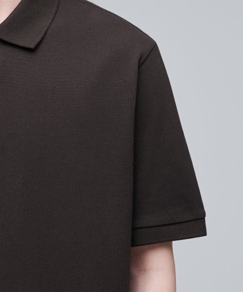 MUSINSA STANDARD（ムシンサスタンダード）の「ベーシックピケポロシャツ【ダークブラウン】（ポロシャツ・メンズ・その他・SMALL/X-LARGE/MEDIUM/LARGE/XX-LARGE/XXX-LARGE）」の6枚目の写真