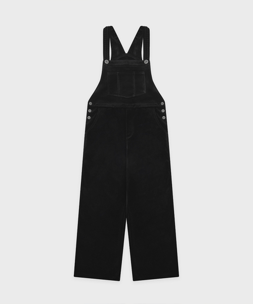 SINOON(シヌーン)の「Vintage Rose Velvet Overall (Black)(サロペット/オーバーオール・レディース・ブラック・FREE)」の8枚目の写真
