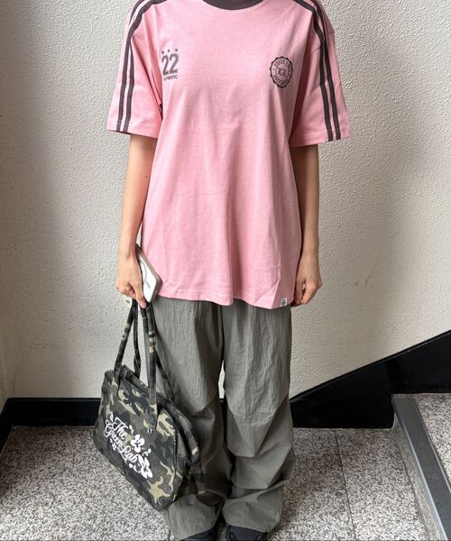 THE GREEN LAB（ザグリーンラボ）の「サッカーフットボール配色半袖Tシャツ[レッド]（Tシャツ/カットソー・レディース・その他・SMALL/LARGE/MEDIUM）」の10枚目の写真