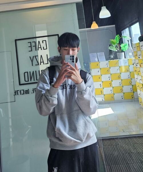 WOOALONG（ウアロン）の「Signature relax wide pants - BLACK（スウェットパンツ・レディース・ブラック・LARGE/MEDIUM/SMALL）」の10枚目の写真