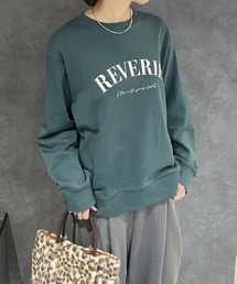 裏毛ロゴフォトスウェット
