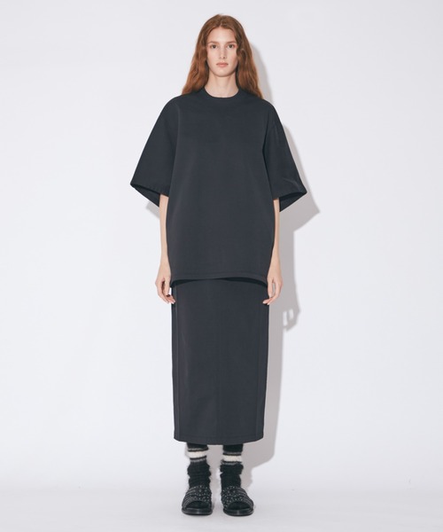 beautiful people（ビューティフルピープル）の「nylon shrink sweat  straight sailorskirt（スカート・レディース・アイボリー/ブラック・38）」の11枚目の写真