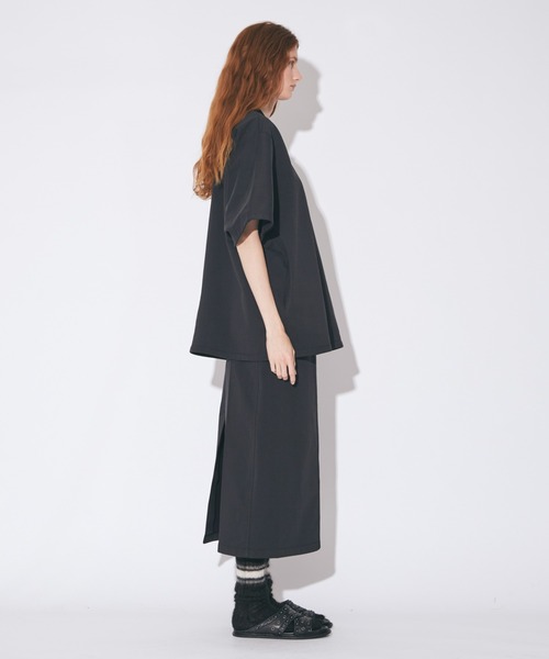 beautiful people（ビューティフルピープル）の「nylon shrink sweat  straight sailorskirt（スカート・レディース・アイボリー/ブラック・38）」の12枚目の写真