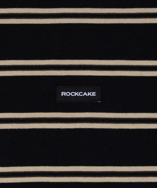 ROCKCAKE（ロックケーキ）の「Heritage Stripe Polo Top - Black（Tシャツ/カットソー・レディース・その他・SMALL/MEDIUM）」の4枚目の写真