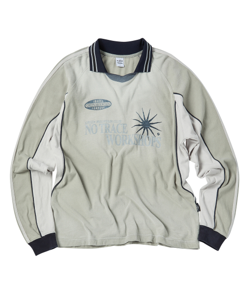 TRAVEL(トラベル)の「スプレーワッシングカラードロングスリーブライトグリーン(Tシャツ/カットソー・レディース・その他・SMALL/MEDIUM/LARGE)」の1枚目の写真
