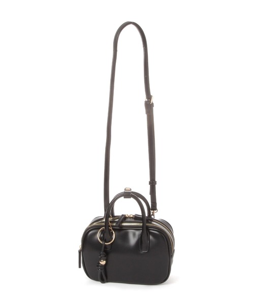 studio CLIP（スタディオクリップ）の「チャーム付き2ROOMボストンバッグ（トートバッグ・レディース・ブラック/ブラウン/グリーン/アイボリー・FREE）」の14枚目の写真