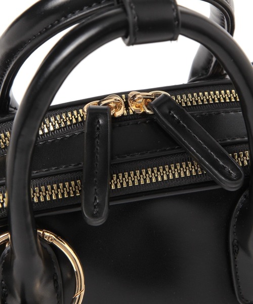 studio CLIP（スタディオクリップ）の「チャーム付き2ROOMボストンバッグ（トートバッグ・レディース・ブラック/ブラウン/グリーン/アイボリー・FREE）」の20枚目の写真