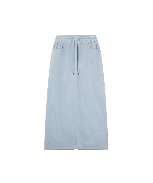 Rest&Recreation(レストアンドレクリエーション)の「VELVET MAXI SKIRT - SKY BLUE(スカート・レディース・その他・ONE)」の1枚目の写真