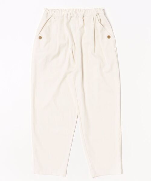 SUPER HAKKA（スーパーハッカ）の「ポリエステルレーヨンストレッチテーパードパンツ（その他パンツ・レディース・オフホワイト/ブラック/チャコール・M/S）」の2枚目の写真