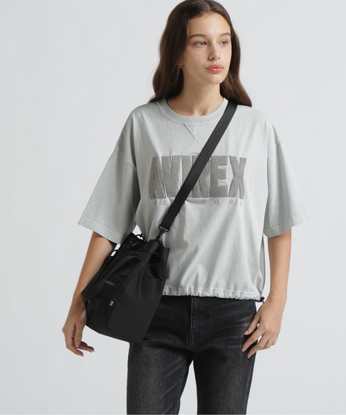 AVIREX（アヴィレックス）の「《直営店限定》RIPSTOP MINI SHOULDER BAG/リップストップ ミニショルダーバッグ（ショルダーバッグ・レディース・カモフラージュ/ブラック/セージグリーン・F）」の6枚目の写真