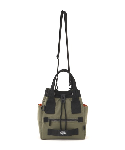 AVIREX（アヴィレックス）の「《直営店限定》RIPSTOP MINI SHOULDER BAG/リップストップ ミニショルダーバッグ（ショルダーバッグ・レディース・カモフラージュ/ブラック/セージグリーン・F）」の8枚目の写真