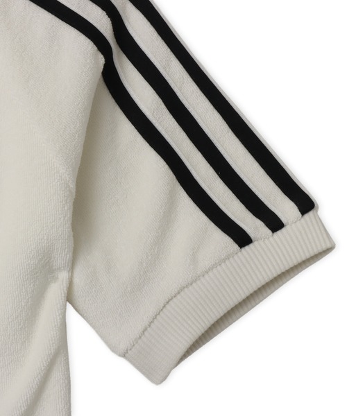 adidas(アディダス)の「adidas TERRY TOWEL CALI TEE / アディダス テリー タオル カリ ティー(Tシャツ/カットソー・レディース・ホワイト・S/M/L)」の5枚目の写真