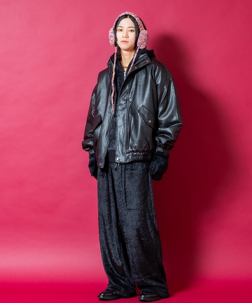 an meets zakka(アンミツザッカ)の「an meets zakka シャギーファーニットミトングローブ(手袋・レディース・グレー/ベージュ/ラベンダー/イエロー/ホワイト/グリーン/ライトグリーン/ピンク/レッド/ブラック/ライトブルー/ライトピンク・ONESIZE)」の15枚目の写真