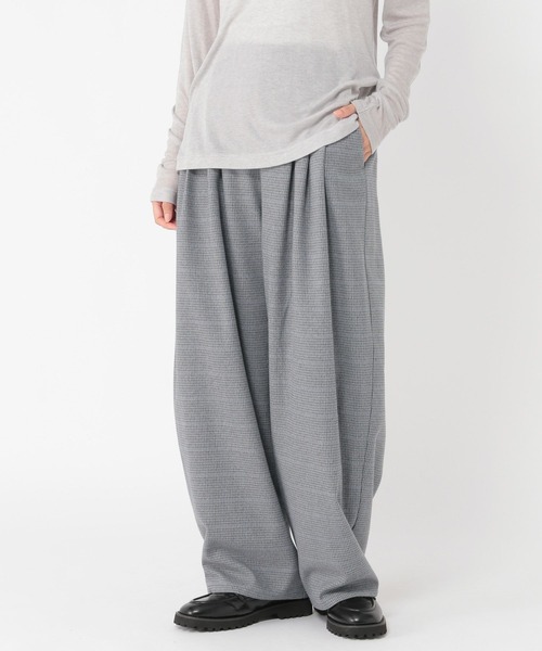 studio CLIP（スタディオクリップ）の「ツイードライクバレルパンツ[プチ・プラスサイズあり]（その他パンツ・レディース・ブラウン/その他1/その他2/ブラック・PF/ﾌﾘｰ(L)/LARGE/MEDIUM）」の14枚目の写真