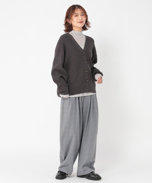 studio CLIP（スタディオクリップ）の「ツイードライクバレルパンツ[プチ・プラスサイズあり]（その他パンツ・レディース・ブラウン/その他1/その他2/ブラック・PF/ﾌﾘｰ(L)/LARGE/MEDIUM）」の16枚目の写真