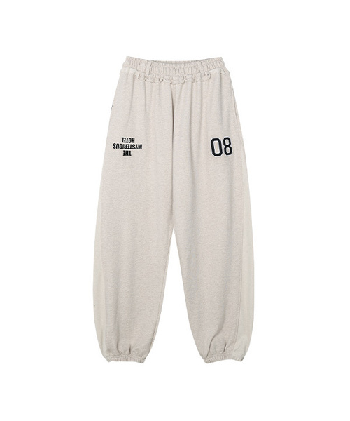 THE MYSTERIOUS HOTEL（ザミステリアスホテル）の「08 CUT-OFF SWEAT PT [BLUE]（その他パンツ・レディース・ブルー/オートミール・FREE）」の2枚目の写真