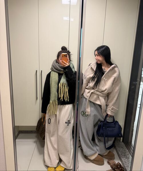 THE MYSTERIOUS HOTEL（ザミステリアスホテル）の「08 CUT-OFF SWEAT PT [BLUE]（その他パンツ・レディース・ブルー/オートミール・FREE）」の15枚目の写真