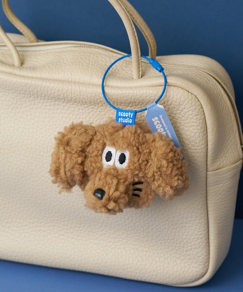 BIRTHDAY BAR（バースデイバー）の「【scootystudio】マスコットキーホルダー（チャーム・レディース・ホワイト/ブラウン・0）」の2枚目の写真