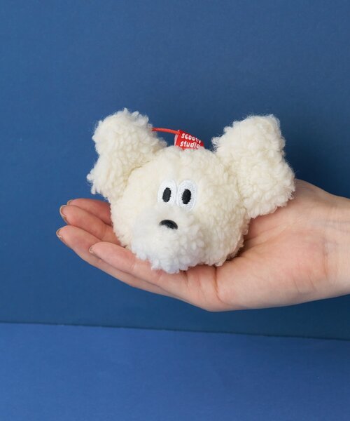 BIRTHDAY BAR（バースデイバー）の「【scootystudio】マスコットキーホルダー（チャーム・レディース・ホワイト/ブラウン・0）」の3枚目の写真