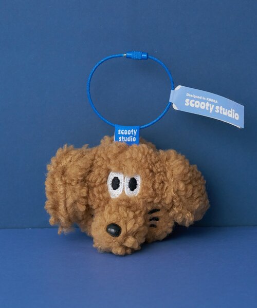 BIRTHDAY BAR（バースデイバー）の「【scootystudio】マスコットキーホルダー（チャーム・レディース・ホワイト/ブラウン・0）」の5枚目の写真