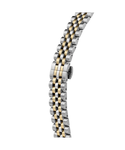 Vivienne Westwood（ヴィヴィアンウエストウッド）の「「Vivienne Westwood/ヴィヴィアン・ウエストウッド」リトル シーモア - レディース ウォームグレーサンレイ サンレイ ダイヤル & シルバー ゴールド ブレスレット（アナログ腕時計・レディース・シルバー×ゴールド・32mm）」の7枚目の写真