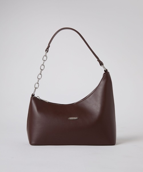 Elishe(エリシェ)の「アシメワンハンドルバッグ(ハンドバッグ・レディース・ブラック/ホワイト/ブラウン・FREE)」の1枚目の写真