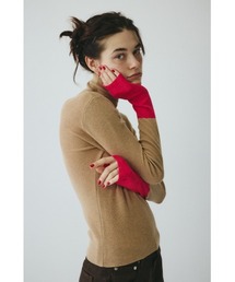 Bi color hem knit tops バイカラーヘムニットトップス