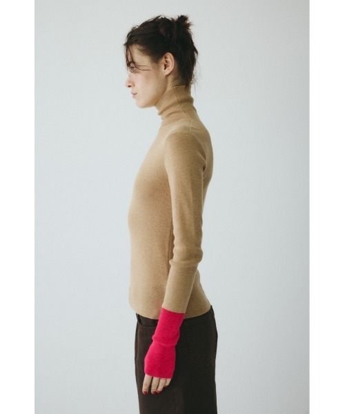 HeRIN.CYE(ヘリンドットサイ)の「Bi color hem knit tops バイカラーヘムニットトップス(ニット/セーター・レディース・オフホワイト/ブルー/グレー/ベージュ・FREE)」の7枚目の写真