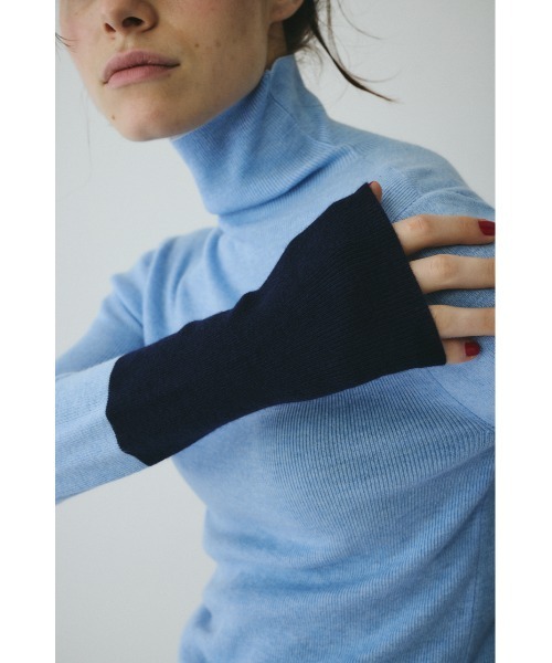 HeRIN.CYE(ヘリンドットサイ)の「Bi color hem knit tops バイカラーヘムニットトップス(ニット/セーター・レディース・オフホワイト/ブルー/グレー/ベージュ・FREE)」の12枚目の写真