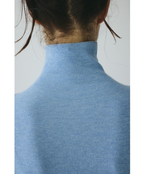 HeRIN.CYE(ヘリンドットサイ)の「Bi color hem knit tops バイカラーヘムニットトップス(ニット/セーター・レディース・オフホワイト/ブルー/グレー/ベージュ・FREE)」の14枚目の写真