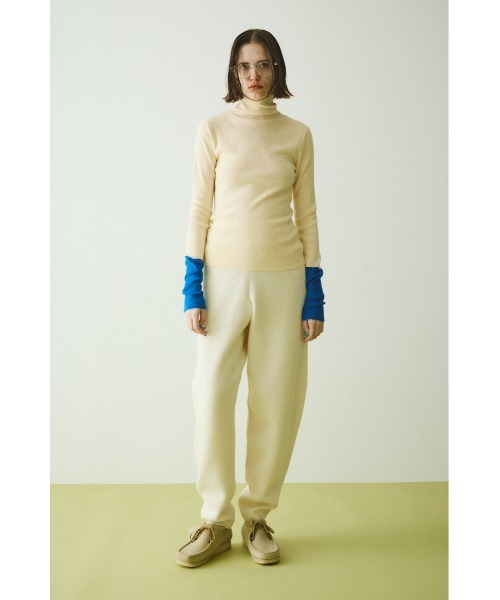 HeRIN.CYE(ヘリンドットサイ)の「Bi color hem knit tops バイカラーヘムニットトップス(ニット/セーター・レディース・オフホワイト/ブルー/グレー/ベージュ・FREE)」の22枚目の写真