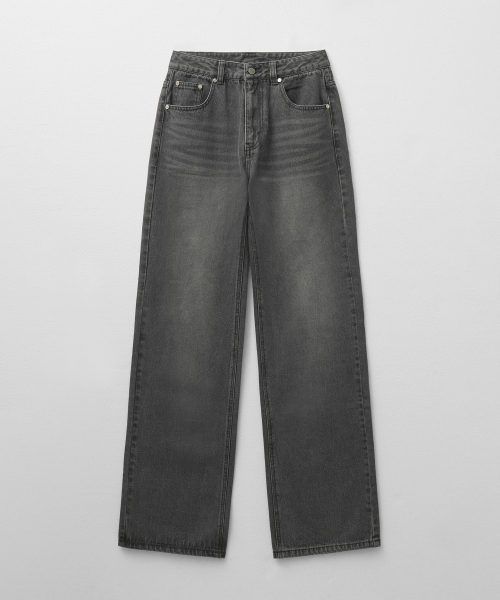 MONGDOL(モンドル)の「ウォッシングワイドデニムジーングレーMDPT060GRAY(デニムパンツ・レディース・その他・SMALL/MEDIUM/LARGE)」の6枚目の写真