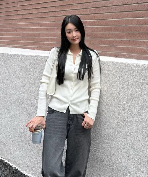 MONGDOL(モンドル)の「ウォッシングワイドデニムジーングレーMDPT060GRAY(デニムパンツ・レディース・その他・SMALL/MEDIUM/LARGE)」の10枚目の写真