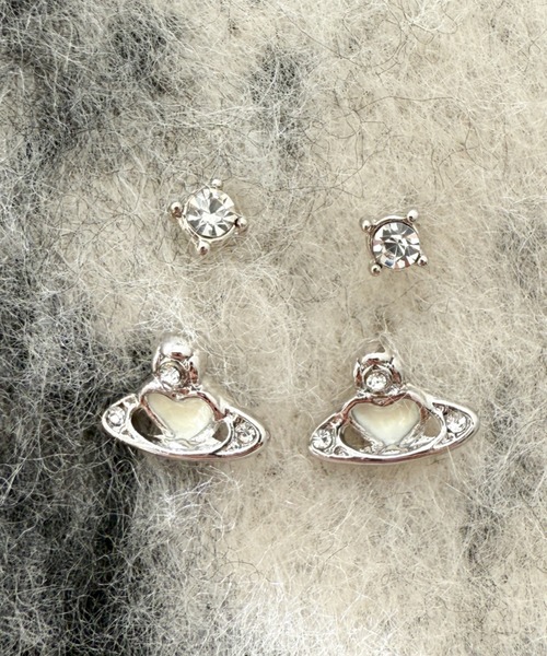 WEGO（ウィゴー）の「WEGO/【4点セット】セットピアス（ピアス（両耳用）・レディース・その他16/その他17/その他4/その他7/その他9/その他12/その他1/その他2/その他11/その他8/その他10/その他13・FREE）」の2枚目の写真