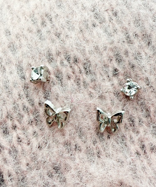 WEGO（ウィゴー）の「WEGO/【4点セット】セットピアス（ピアス（両耳用）・レディース・その他16/その他17/その他4/その他7/その他9/その他12/その他1/その他2/その他11/その他8/その他10/その他13・FREE）」の8枚目の写真