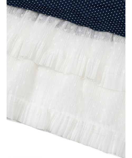 UGLY SHADOW（アグリーシャドウ）の「ドットフリルドレス（ネイビー）（ワンピース・レディース・その他・FREE）」の9枚目の写真