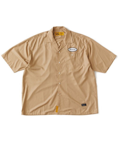 FAT（エフエイティー）の「OPENSHED（シャツ/ブラウス・メンズ・ブルー/ブラック/ホワイト/ベージュ・JUMBO(XXL)/FAT(XL)/SKINNY(L)/TITCH(M)）」の3枚目の写真