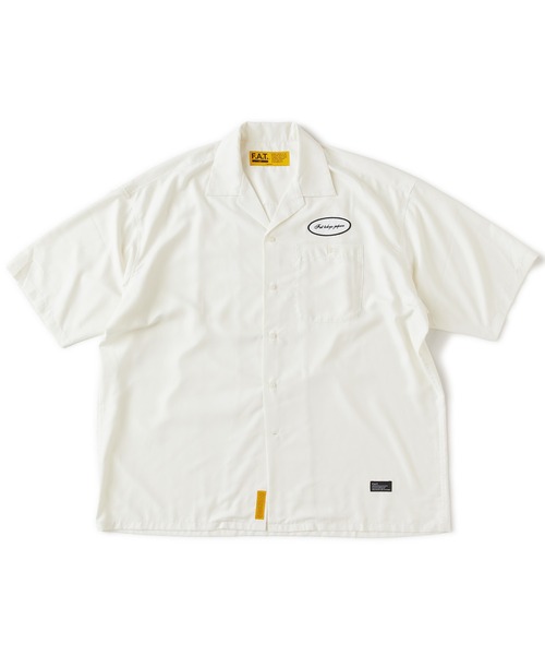 FAT（エフエイティー）の「OPENSHED（シャツ/ブラウス・メンズ・ブルー/ブラック/ホワイト/ベージュ・JUMBO(XXL)/FAT(XL)/SKINNY(L)/TITCH(M)）」の2枚目の写真