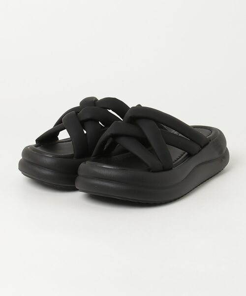 Per sist ence(パーシエンス)の「クロスラインサンダル(サンダル・レディース・ブラウン/ブラック/アイボリー・LARGE/MEDIUM)」の8枚目の写真