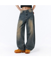 RANDOMOFF（ランダムオフ）の「BTB : BREEZE WASHING JEANS [DUSTY BLUE]（デニムパンツ）」