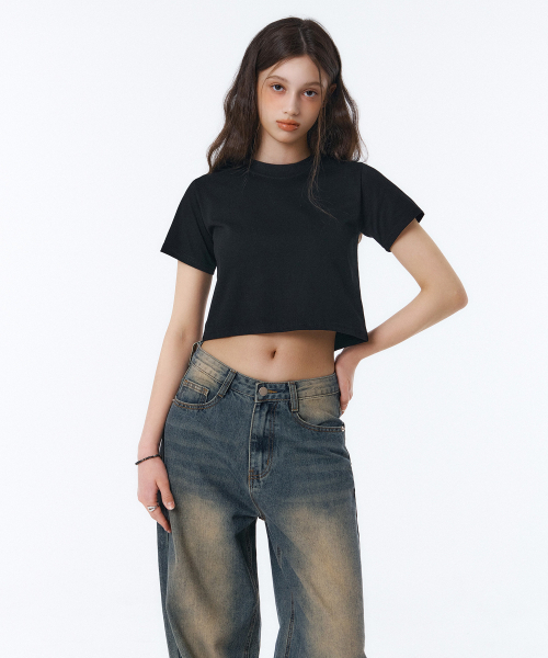 RANDOMOFF（ランダムオフ）の「BTB : BREEZE WASHING JEANS [DUSTY BLUE]（デニムパンツ・レディース・グレイッシュブルー・X-SMALL/SMALL/MEDIUM/LARGE/X-LARGE）」の3枚目の写真