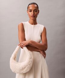 Calvin Klein（カルバン・クライン）の「バッグ - CKボアジップスモールワンハンドルバッグ（ハンドバッグ）」