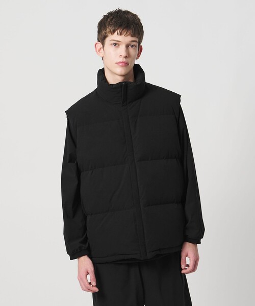 D.O UNITED ARROWS BY DAISUKE OBANA＞TFT RVR DOWN VEST BLACK/ダウン