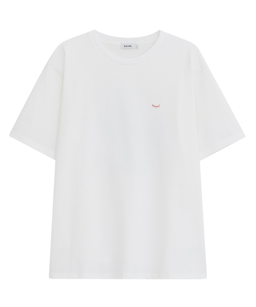 MAYOL(マイヨール)の「ハイトーンプリント半袖Tシャツ_ホワイト(Tシャツ/カットソー・メンズ・ホワイト・LARGE/X-LARGE/MEDIUM)」の2枚目の写真